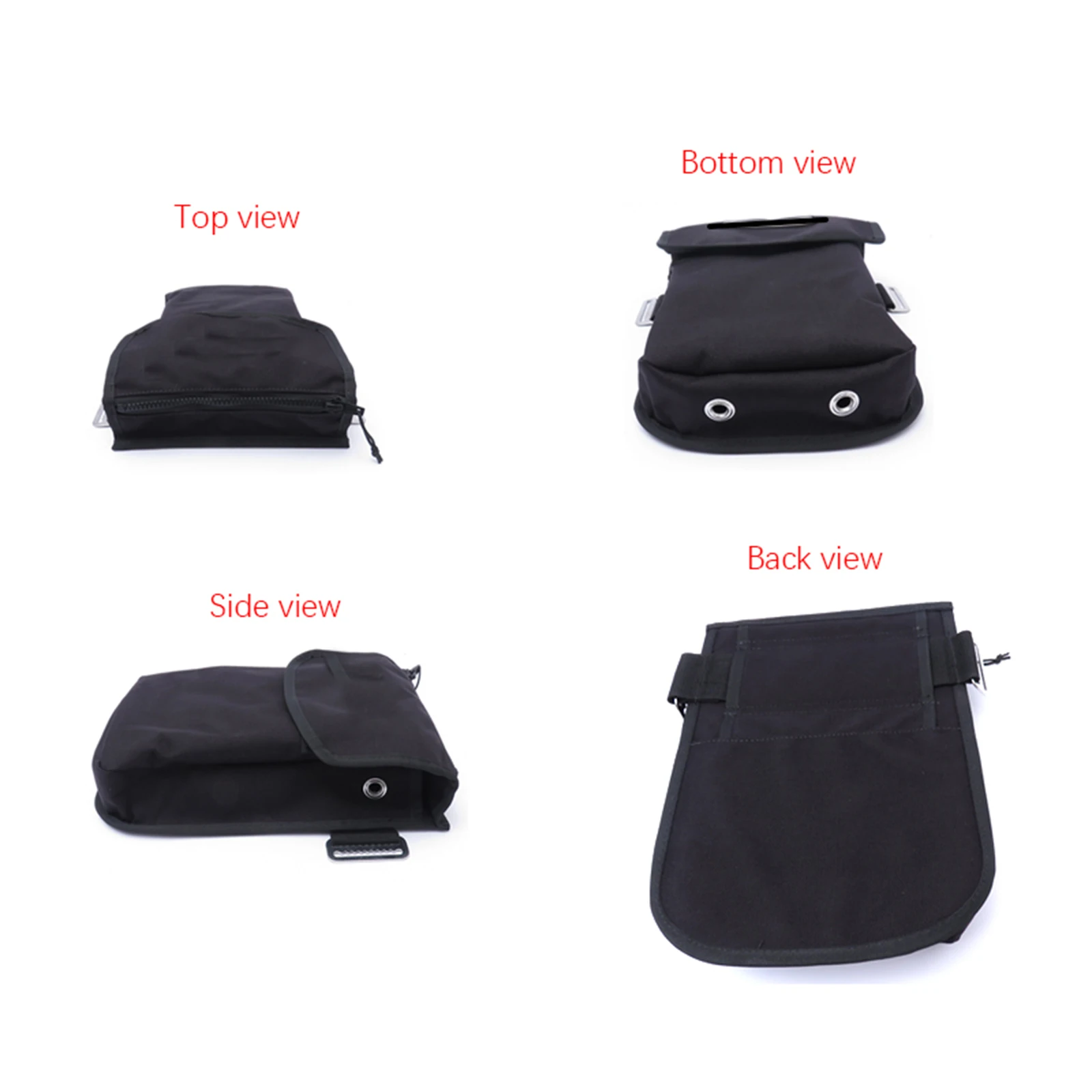 Scuba Diving Thigh Pocket Snorkeling Equipment Holder Scuba Diving Accessories for Underwater Diver Snorkeling Swimming Black scuba diving equipment