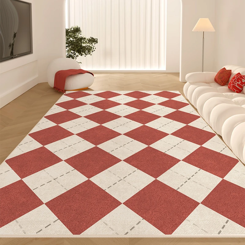 Large Area Living Room Decoration Rug Modern Light Luxury Bedroom Carpet Soft Thick Plush Rugs Simplicity Study Lounge Carpets 2