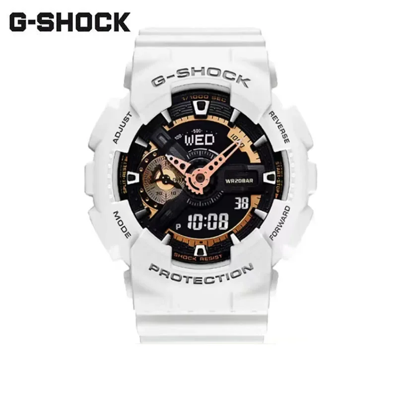 

Мужские часы G-SHOCK, модель GA110, двойной экран, спортивный водонепроницаемый и ударопрочный будильник, многофункциональные часы
