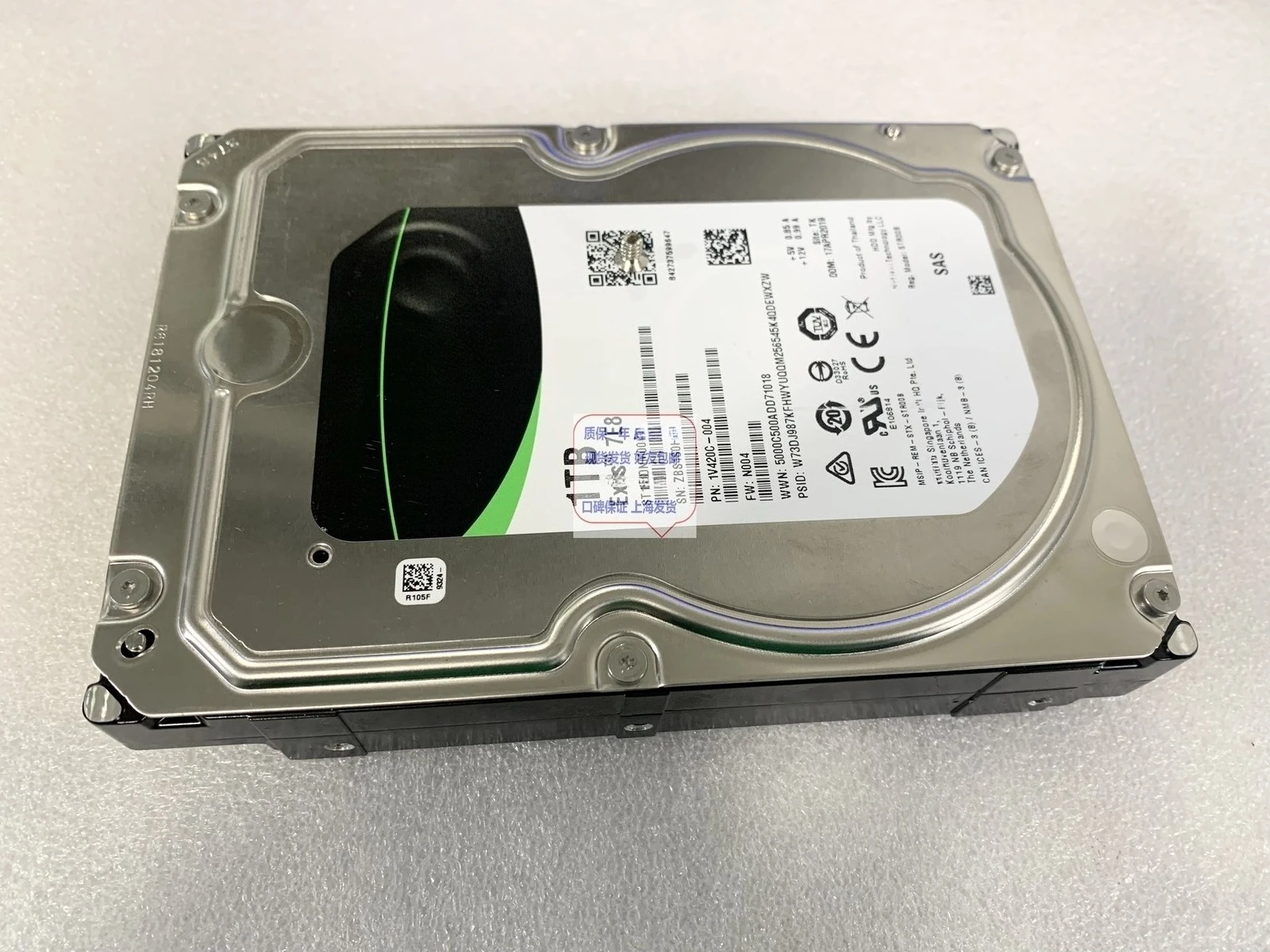 새로운 1TB 1T SAS 7.2K ST1000NM0045 3.5인치 12G 엔터프라이즈 하드 드라이브