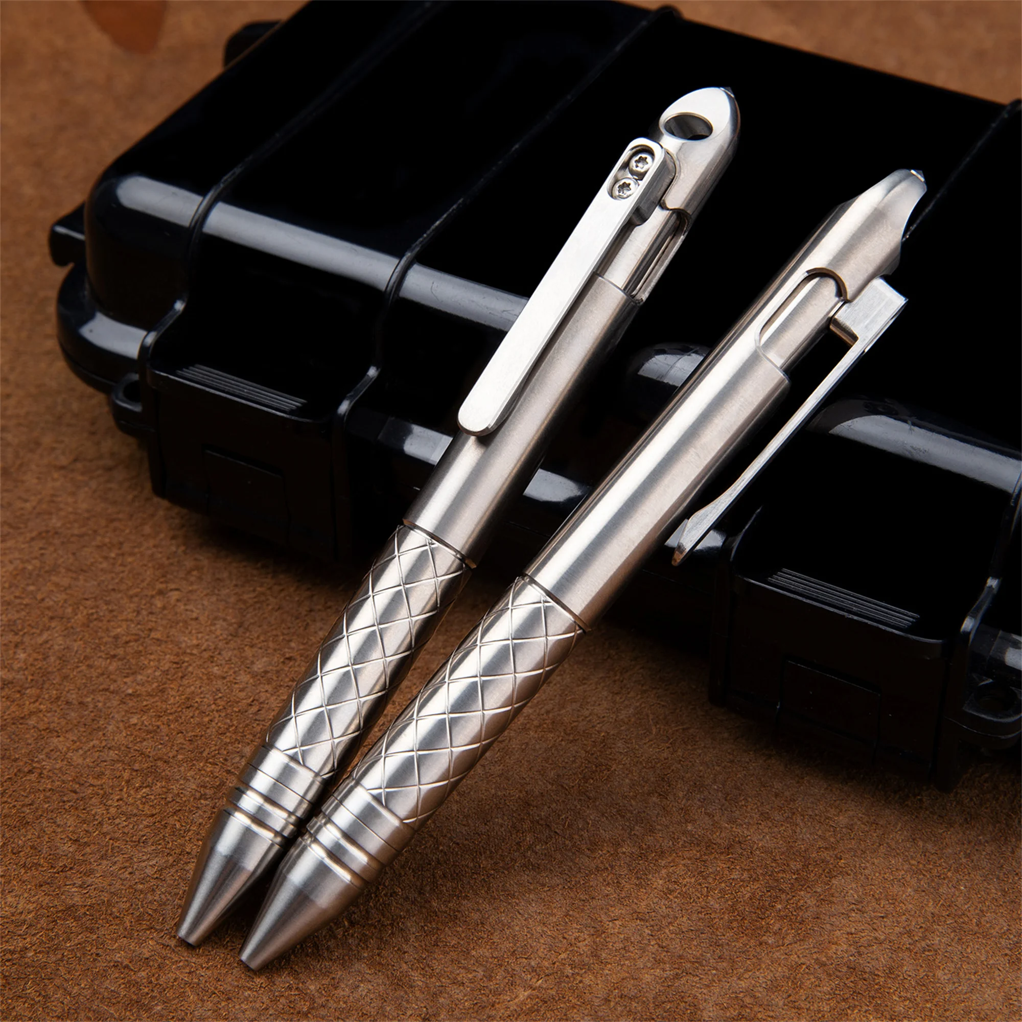 

Titanium alloy Gunbolt Pen Tactical Pen Business Office Writing Pen Multifunctional Tools Outdoor Camping EDC Equipment