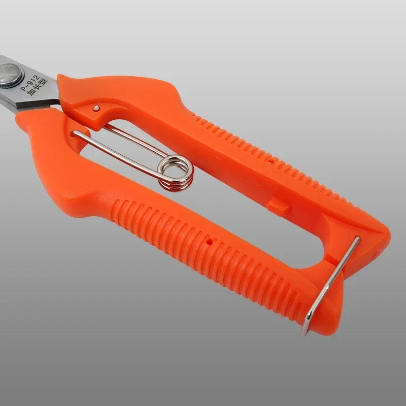 Orange Stainless Steel Garden Pruning Shears For Gardening