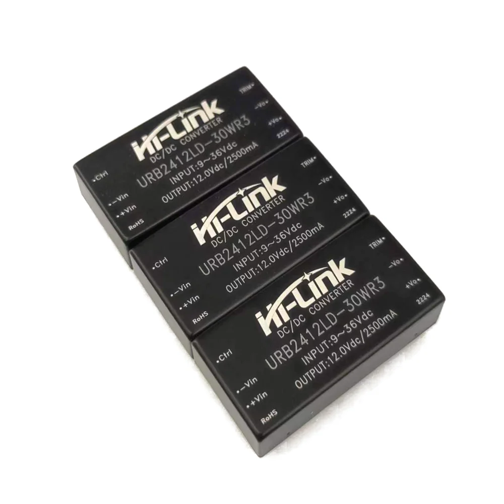 HiLink URB2415LD-30WR3 URB2405LD-30WR3 URB2424LD-30WR URB2412LD DCDC 30W Converter 24V to 3V 5V 12V 15V 24V Power Supply Module