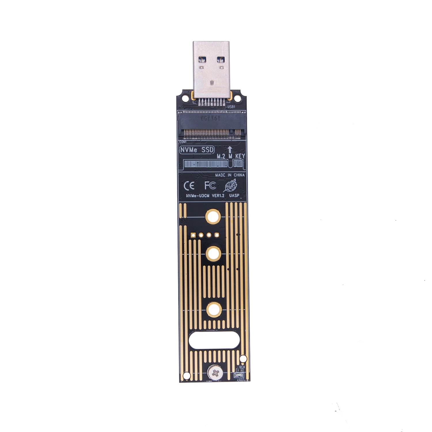 SSD 인클로저 케이스, USB3.1 A 타입 to PCI-E SSD M.2 NVME M.2 SSD 인클로저 NVME SSD 인클로저