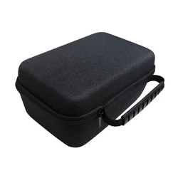 Portable Projector Case with Durable EVA Hard Shell and Zippered Storage - Black/Grey (HY300 Box Black)