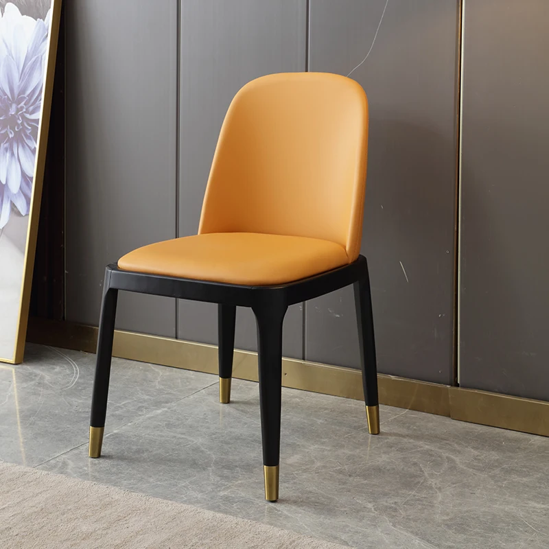 

Wood Yellow Restaurant Chair Nordic Advanced Minimalist Lounge Chair Mobile Office Silla Escritorio Balcony Furniture WXH29XP