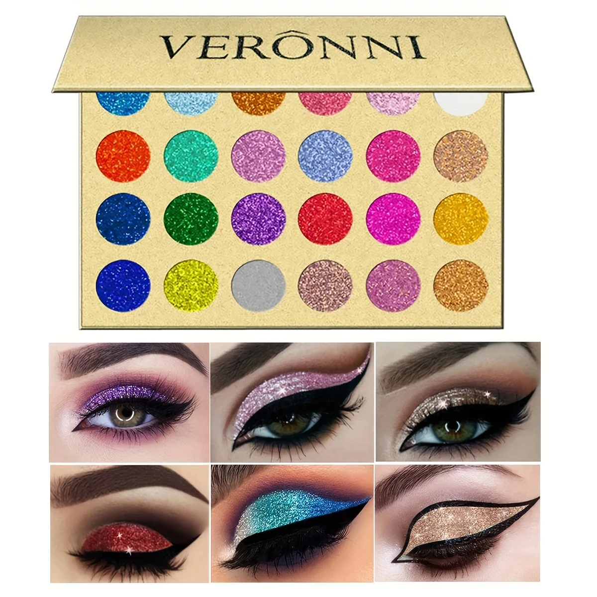 THE SHADES EYESHADOW PALETTE 24色 ミラー付き THE SHADES EYESHADOW PALETTE 24色 ミラー付き