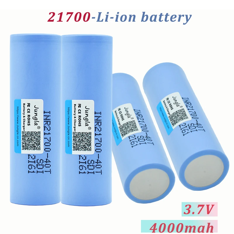 

21700 Rechargeable Battery 4000mah 30a 40T 3.7v High Discharge High Capacity Lithium Li-ion Batteries For Flashlight Toys Cell