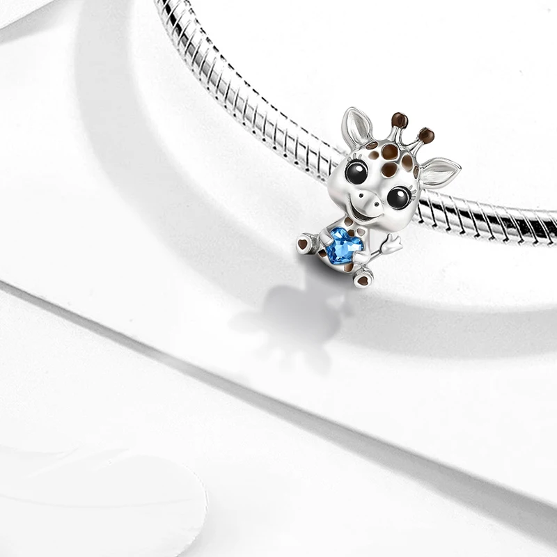 MyGiftHome 925 Sterling Silver Love Heart Charms