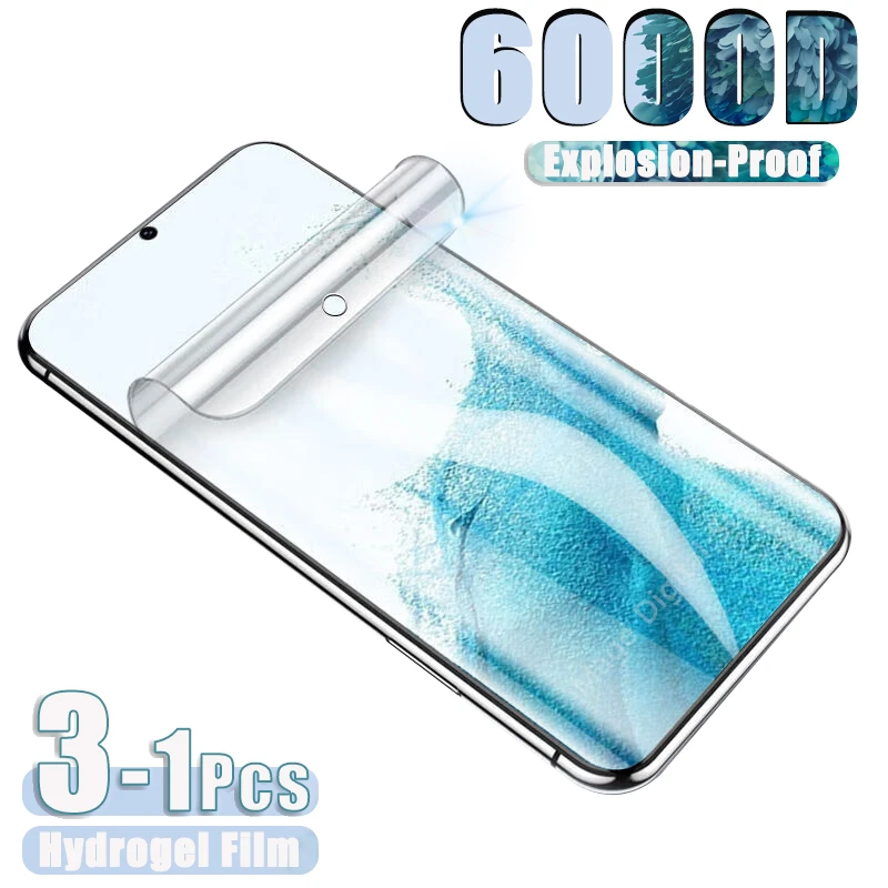 6000D Hydrogel Film For Samsung Galaxy S22 Ultra S21 S20 Plus Screen