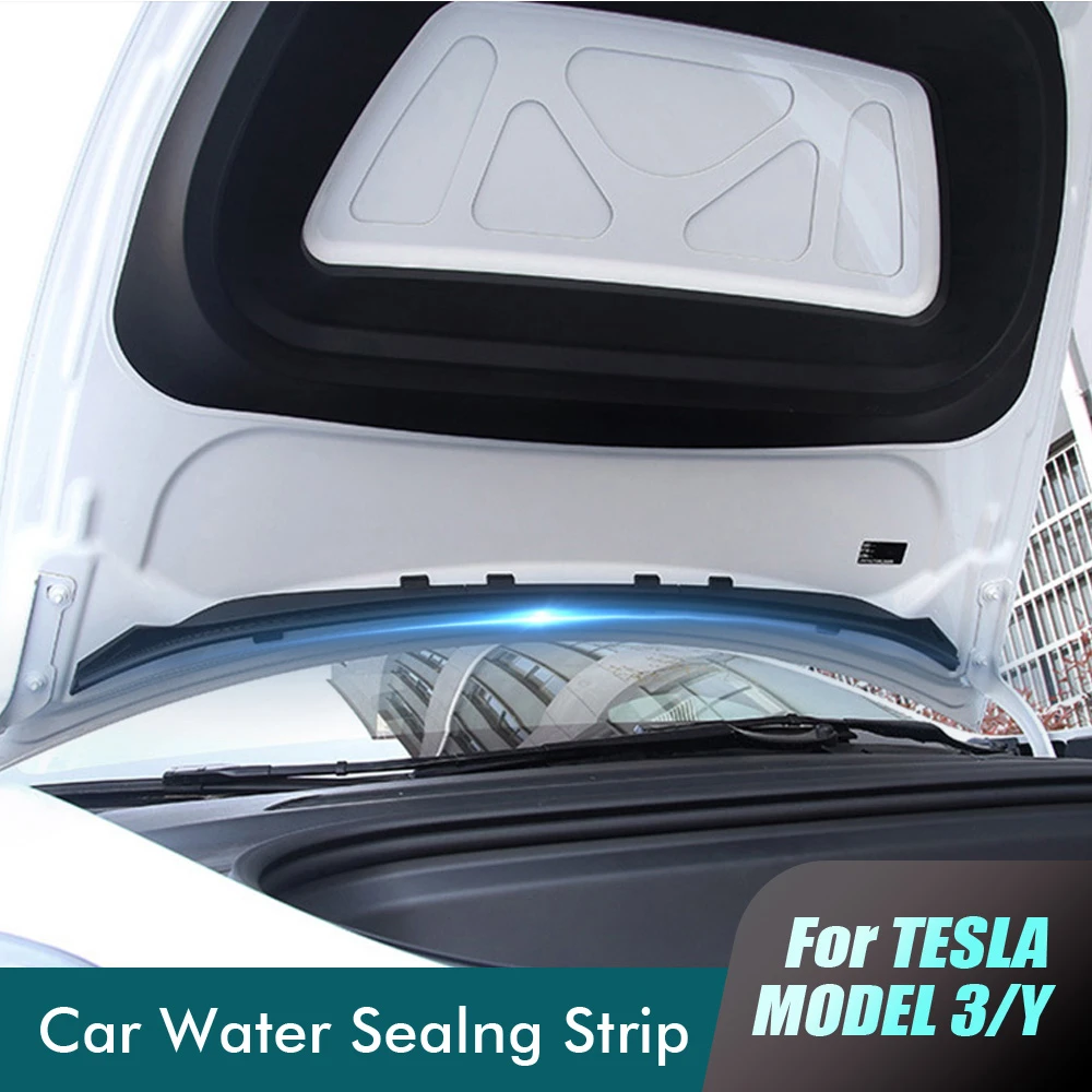 For Tesla Model 3 Y Front Chassis Cover Water Strip Air Inlet Protective Cover Modification Sealing Strip Car Accessories best car sun shade