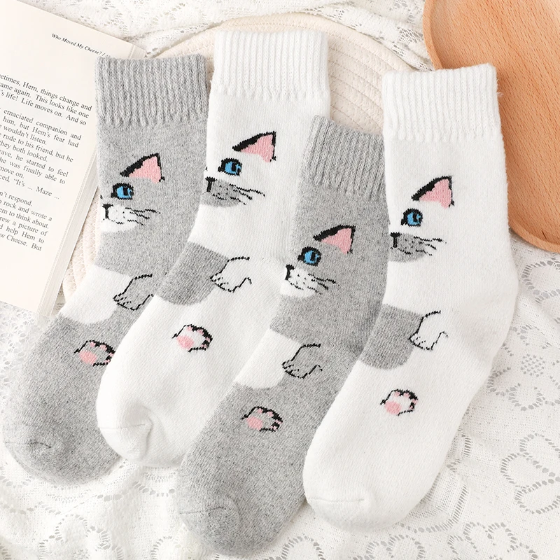 Henwarry Calcetines Por Encima De La Pantorrilla Calcetines Deportivos Retro De Algodón Con