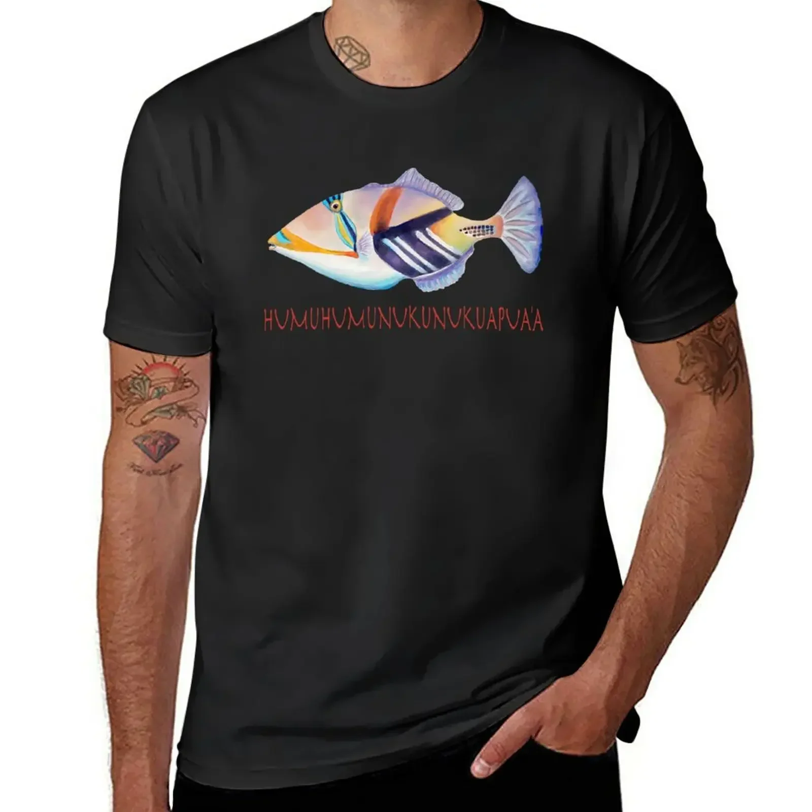 

Humuhumunukunukuapua'a T-Shirt Blouse sublime Short sleeve tee men