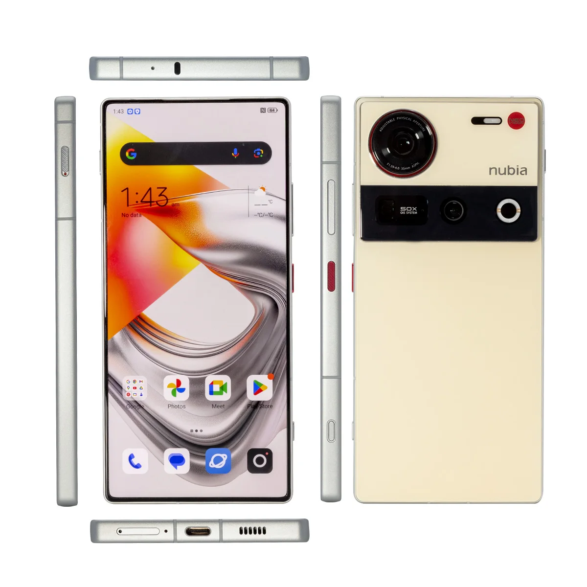 Nubia Z70 Ultra Smartphone 5G Snapdragon 8 Elite 6.85 144Hz OLED Screen 6150 mAh Battery 64MP Camera Android 15 NFC IP68 & 69 Gl 4