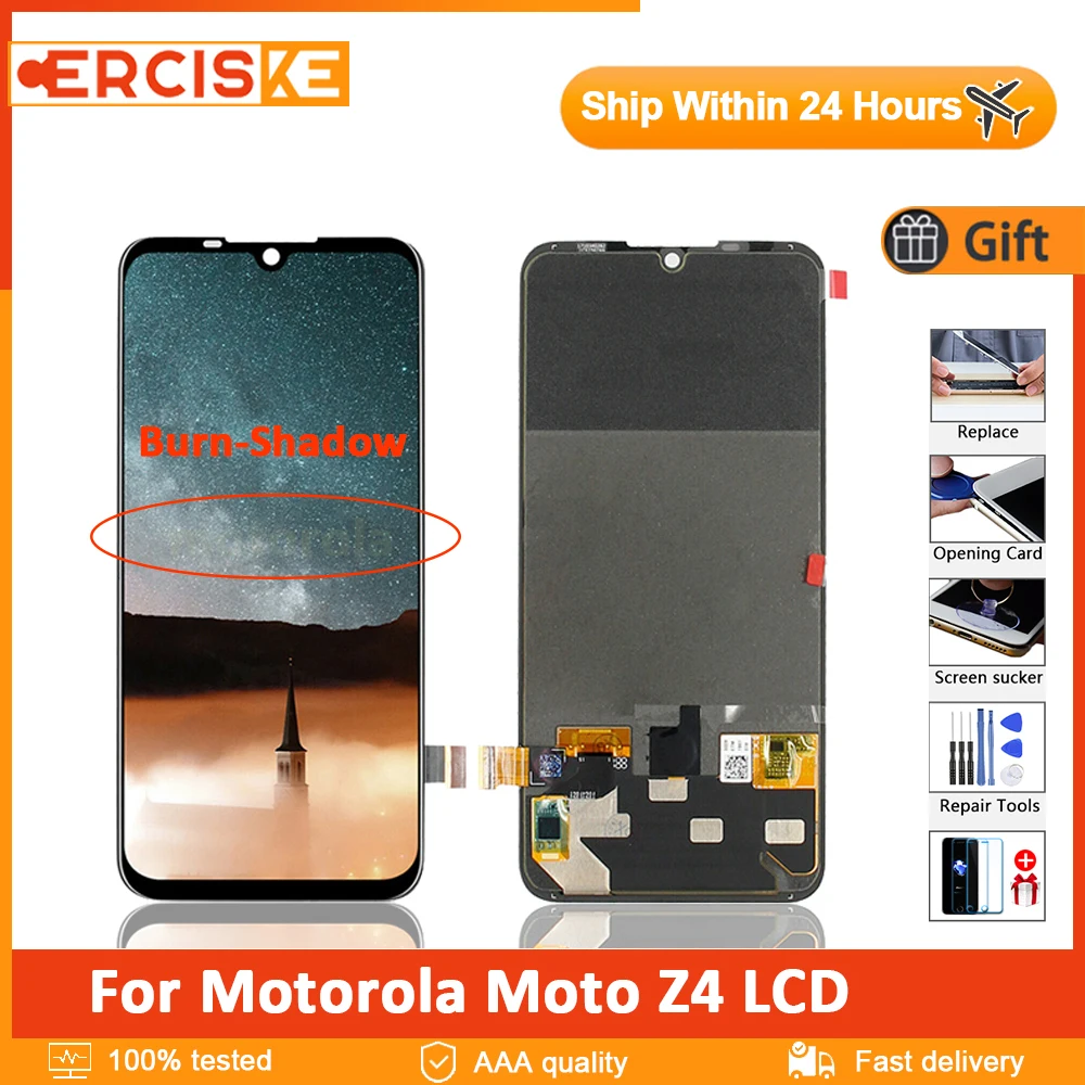 6.4" Original For Motorola Moto Z4 LCD Display Touch Screen Digitizer