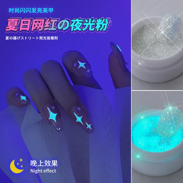 Ultrafine Bright Fluorescent Color Phosphor Powder Glow in the Dark Powder  Luminous Pigment Photoluminescent Dust Coating - AliExpress