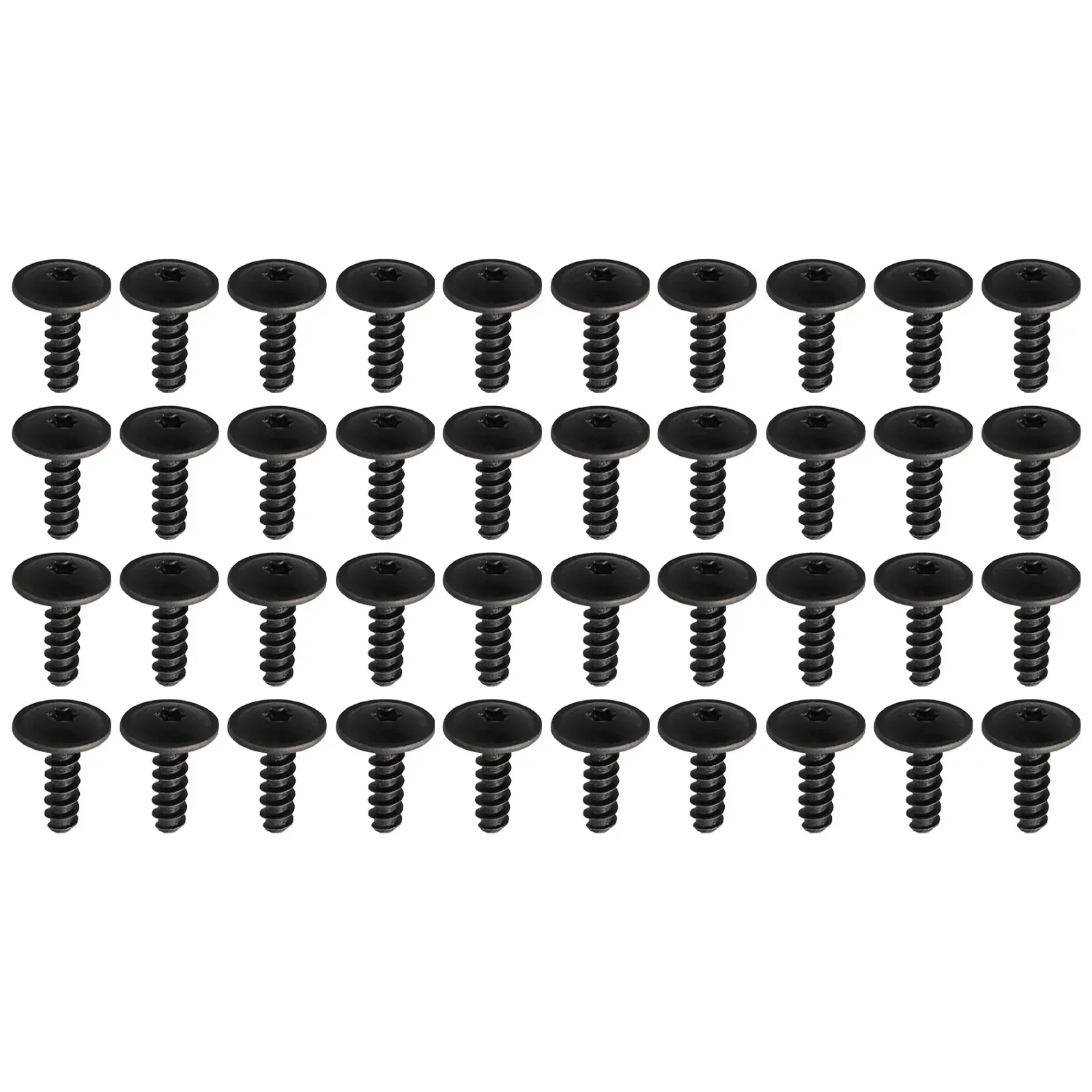40x Car Fender Liner Screw Splash Guard Screws Interior Metal Fastener Clips For T25 Torx Drive For Golf N90775001