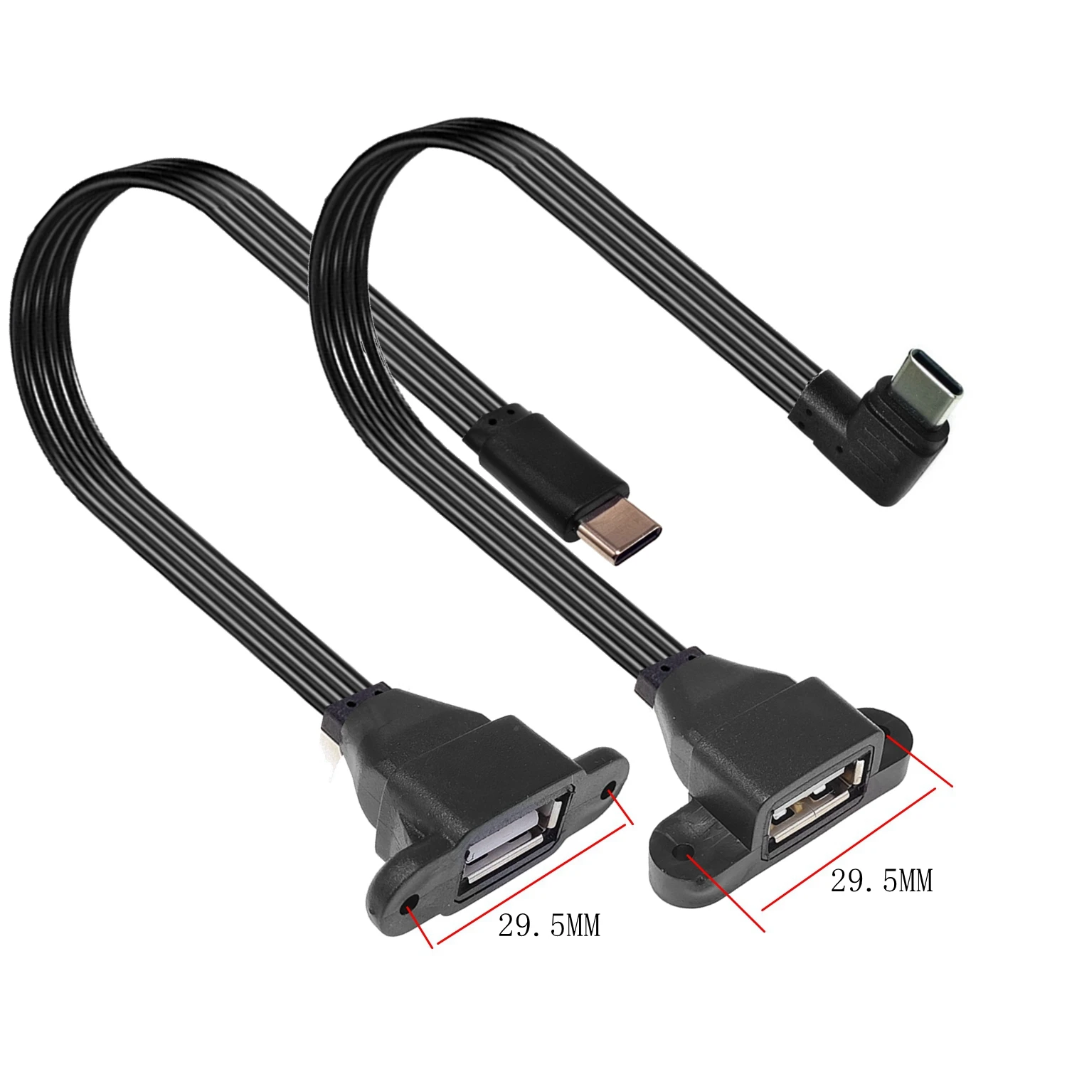 

10CM 20CM Type-c Otg Data Cable USB 2.0 Portable USB-C Plug To USB Female Converter OTG Adapter Kabe 50CM