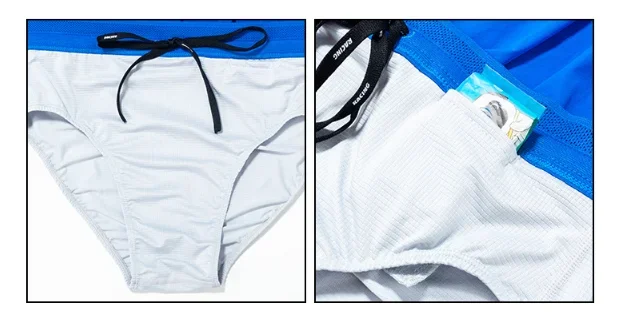 Sport Shorts Man Marathon Shorts with Inner Pocket Long Distance Running Sport Pants Track Field Tights