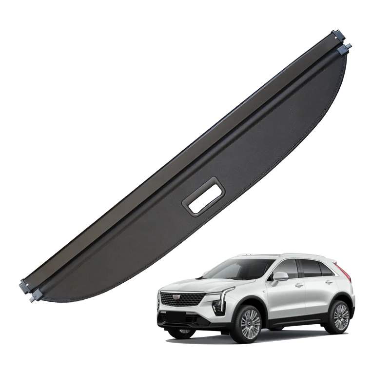 Cadillac XT4 2018-2024 패킷 랙 용 개폐식 트렁크 카고 커버 Anti-Peeping Shield 개인 정보 보호 자동 인테리어 액세서리