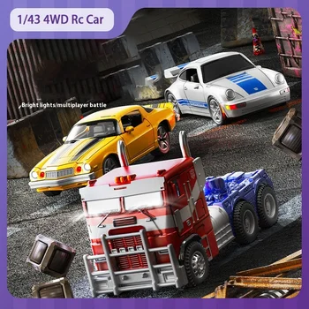 1/43 4WD Rc Car Mini Desktop Alloy 2.4G Wireless Remote Control Car Model Electric Drift Racing Children And Boys Toys And Gifts 1