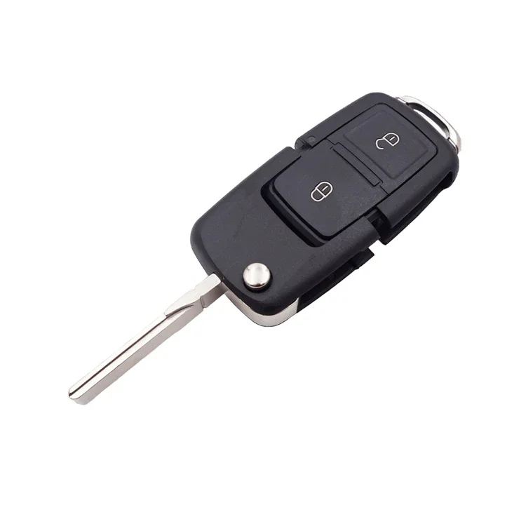 2/3 Button Remote Flip Key Shell Replacement for Vw Golf Jetta Passat Bora Sharan Touran No Blade No Battery Holder key case,car key shell,key cover,folding car key shell,fob cover