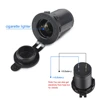 4 Colors Cigarette Lighter Socket 12V-24V Waterproof Plug Power Outlet Adapter Car Accessories for Marine Boat Motorcycle Truck 3