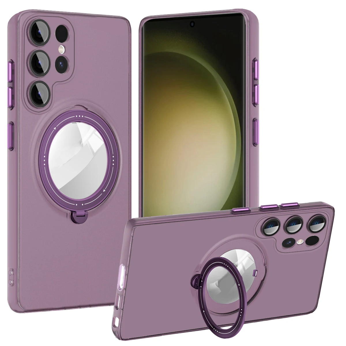 

Dazzling And Fashionable Magnetic Adsorption Phone Case Suitable For Samsung Galaxy S22 23 Ultra Plus Fall Protection Cover