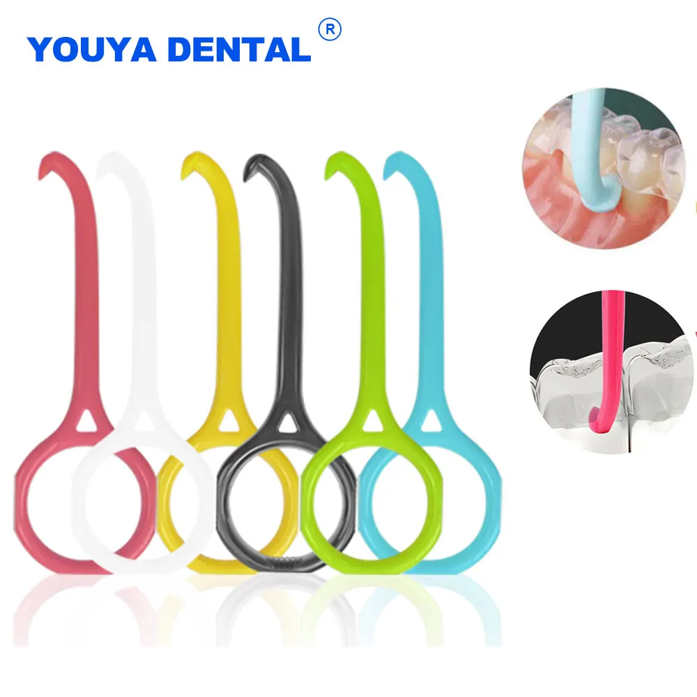 

50pcs Aligner Remover Dental Orthodontic Remove Hook Aligner Chewies Invisible Brace Extractor Removal Tool Oral Care Smile