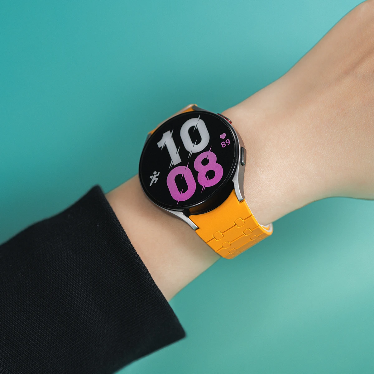 Magnetic Silicone Sport Bracelet Strap