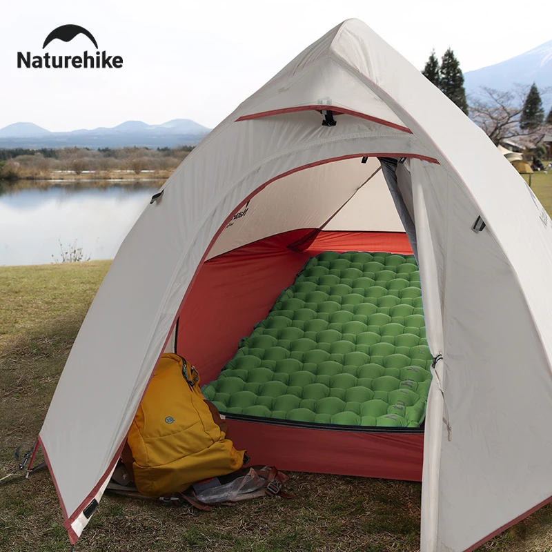 Inflatable mattress Naturehike camping ultralight waterproof nylon inflatable cushion outdoor portable sleeping bed hiking picnic mats