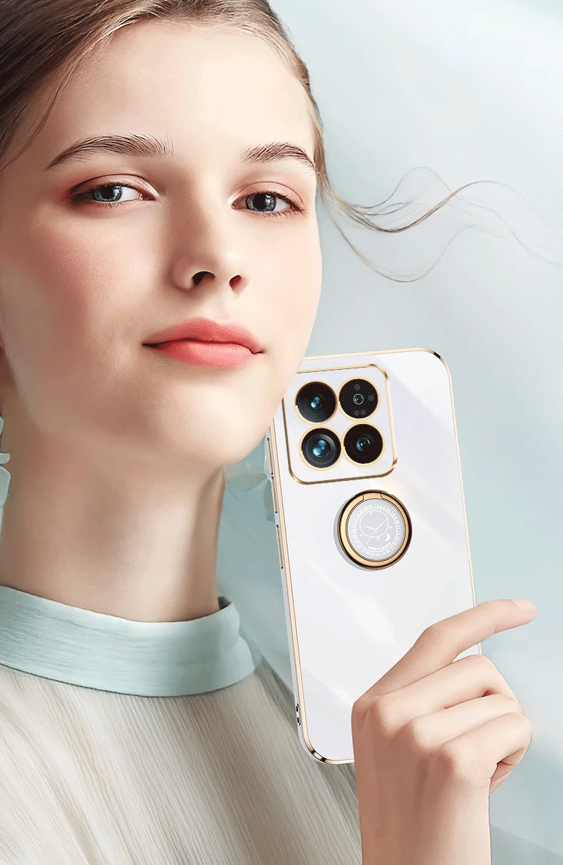 6D elektropläterat fodral för Xiaomi 14 Ultra Civi3 13T POCO C55 X5Pro Redmi Note 13 12 Pro Plus 12C 12r 12s skal_voghion.com