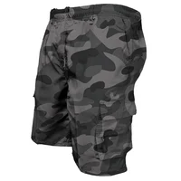 Fashion Men's Cargo Shorts Mens Tactical Short Pants Casual Big Pocket Sports Slacks Cargo Panels Trousers Plus Size for Male 2
