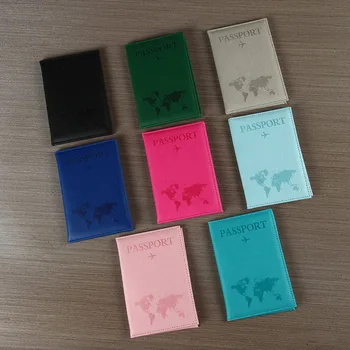 World Map Passport Holder 6