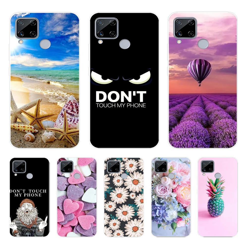 Per Oppo Realme C15 Custodia In Silicone Morbida Cover Posteriore Cassa Del Telefono Per Realme C15 C 15 Funda Custodia In Silicone Per Realme C15 Cov