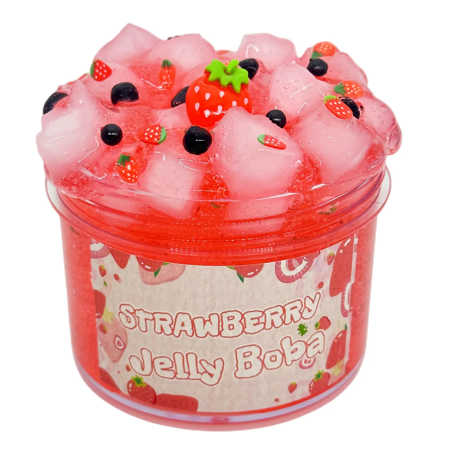 Slime Set Play Dough Cloud Hot Decompression BOBA Jelly Cube Slime Kit Children's Educational Decompression Antistress Toy slime kit fluffy slime