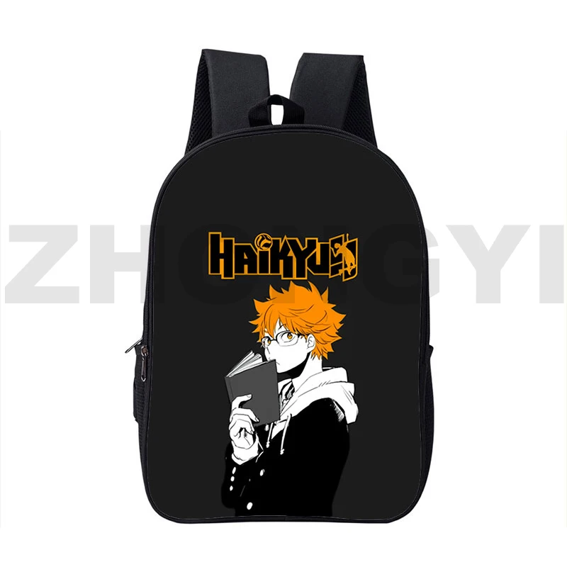 

2023 симпатичный Haikyuu Karasuno Nekoma 3D рюкзак для женщин водонепроницаемый нейлоновый вместительный 16 дюймов рюкзак для мальчиков аниме японская сумка