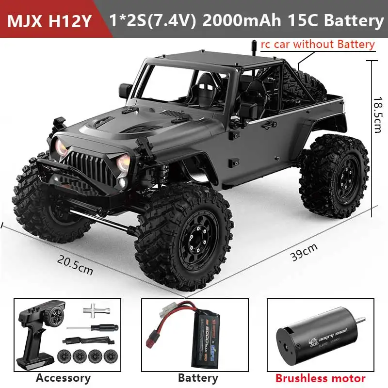 MJX Hyper Go H12Y+ 1：12 4WD RC Car Professional Off-Road Racing