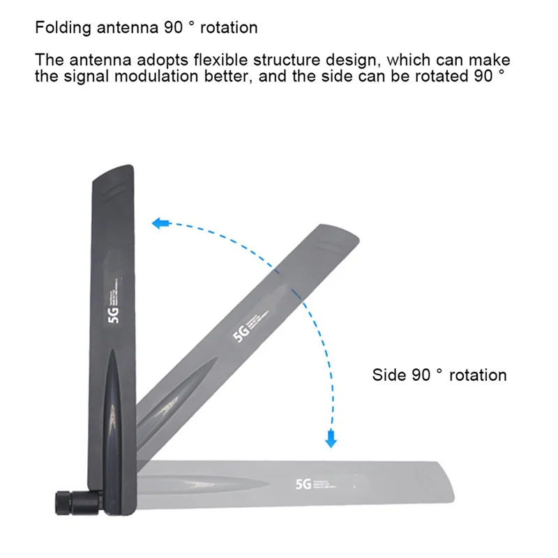 B92B-20 Pcs 3G 4G 5G 안테나 600-6000Mhz 18Dbi 게인 SMA 남성 무선 네트워크 카드 Wifi 라우터 높은 신호(C)