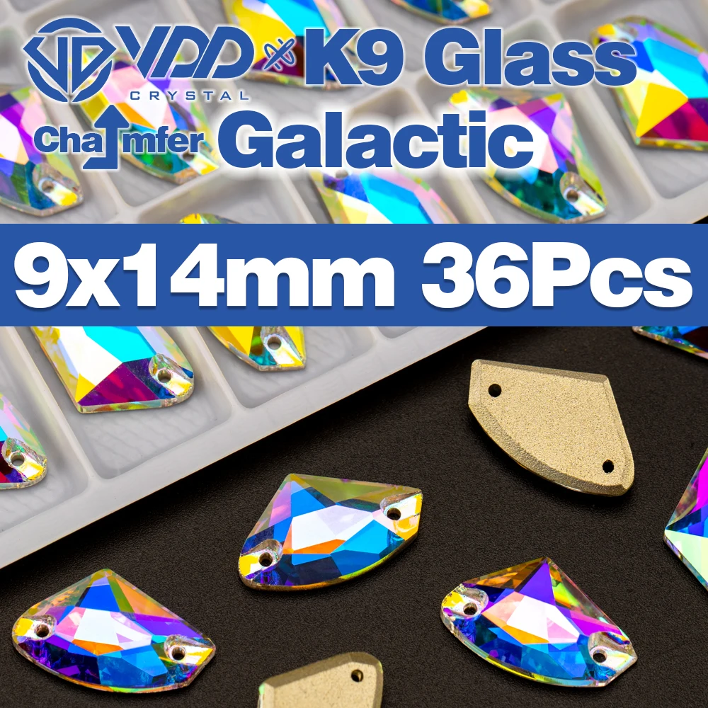 Premium K9 Glass Sew-On Rhinestones - Top Quality Crystal AB Flatback Stones for Clothing and Wedding Accessories