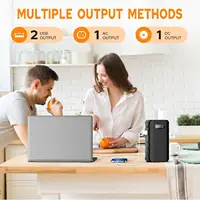 Portable Power Station Camping Solar Generator Solar Panel Not Included Lithium Battery Power  DC USB  for Home Camping 2