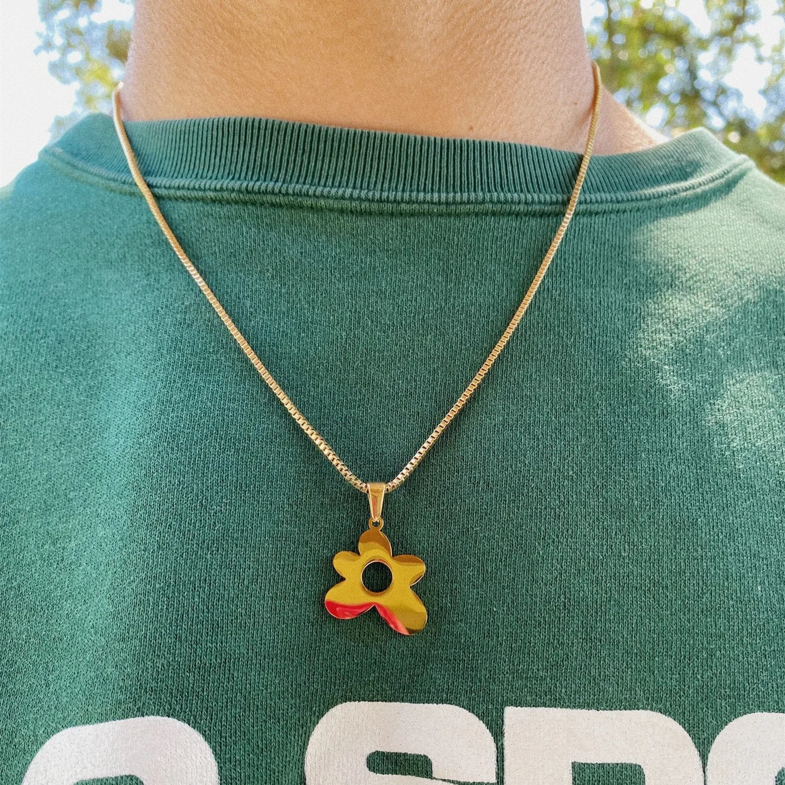 golf wang necklace ネックレス　花柄 Flower Necklace Olde Golf Necklace By Golf Wang Golf Wang Cupid