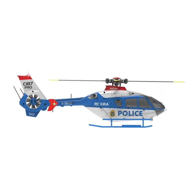 Rc Era Ec-135 Remote-Controlled Helicopter C123 Brushless 6-Way Single Blade Aileron Free Duct Simulation Model Aircraft 6