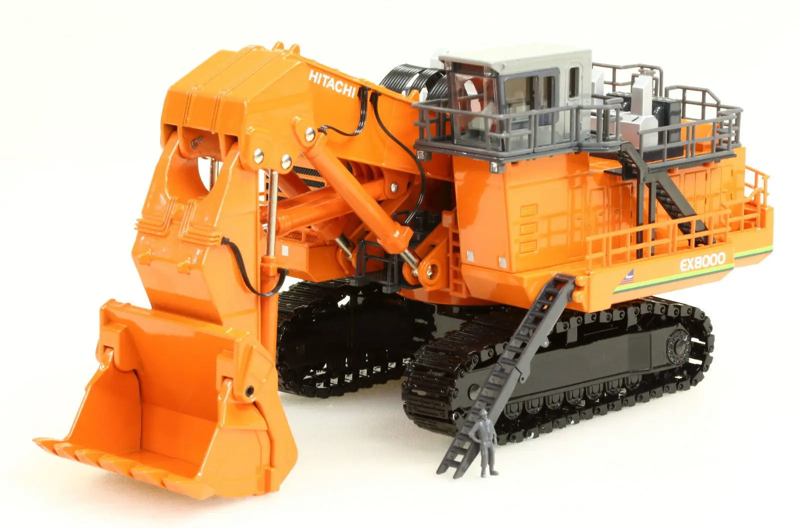HITACHI EX8000 Escavadeira Liga Veículo de Engenharia Modelo 1:87