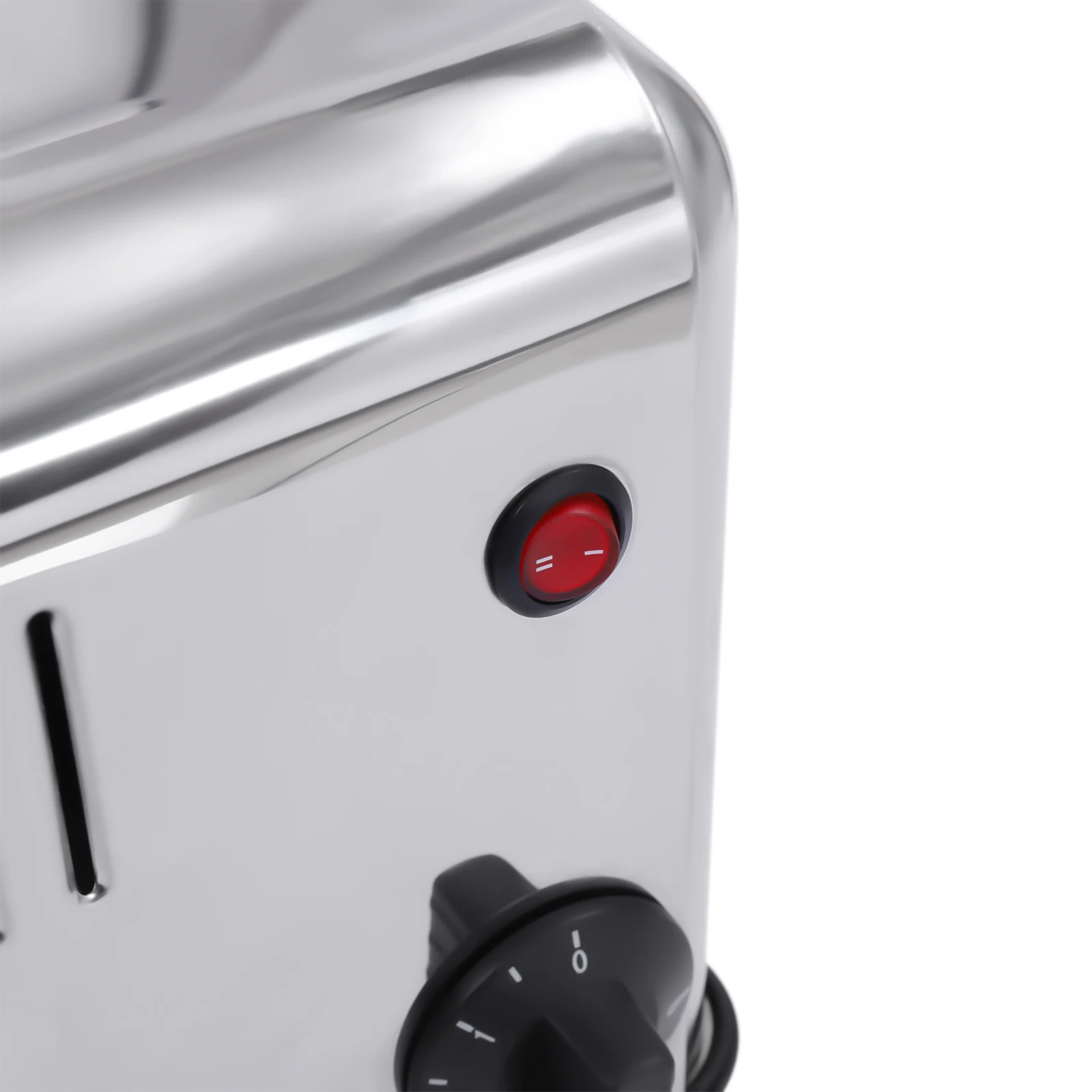 Sweetmile Commercial Bread Maker Machine 1.2 Inch Slot for Breakfast Silver Toaster Home Stainless Steel Bread Baking Machine 5