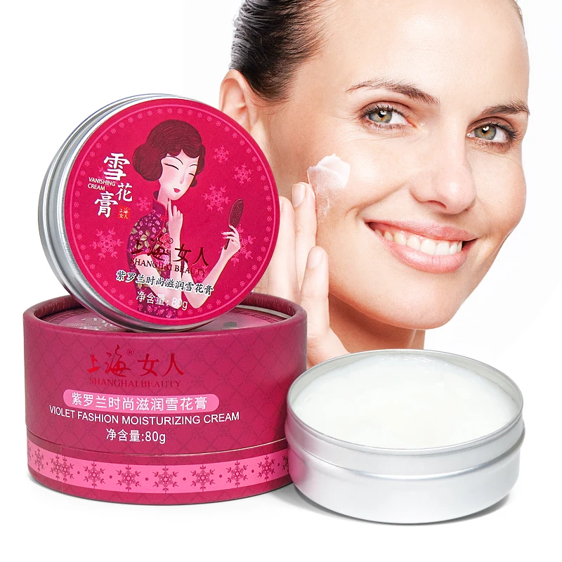 

Shanghai Beauty Violet Fashion Moisturizing Cream Deeply moisturizes Soothes Nourishes and repairs skin Brighten Skin Tone