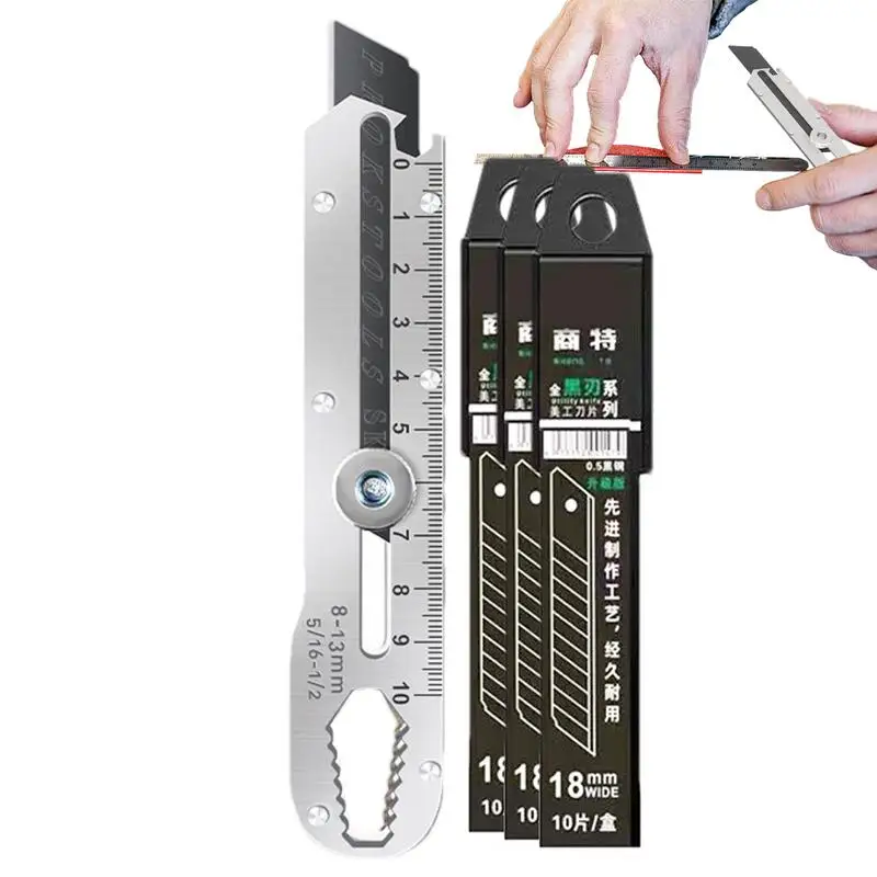 

Box Cutter Multipurpose Utility Cutter Heavy Multi-Purpose Utility Cutter Stainless Steel Knives Multi-Purpose Carpet Knives