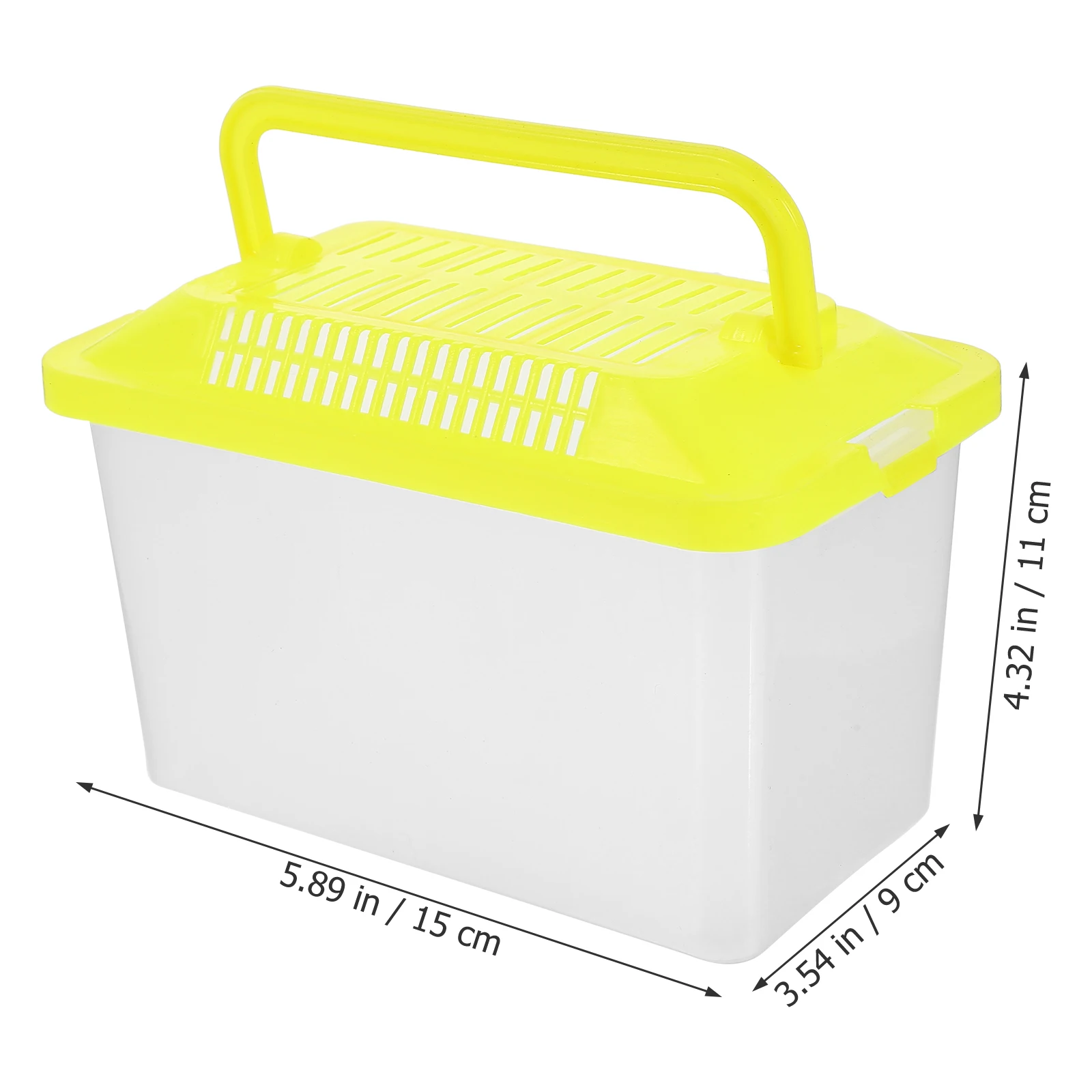 Fish Aquarium Pet Transport Box Aquarium Tank Fish for Betta Pets Desktop Travel Bowl with Lid Shell Breeding Cage