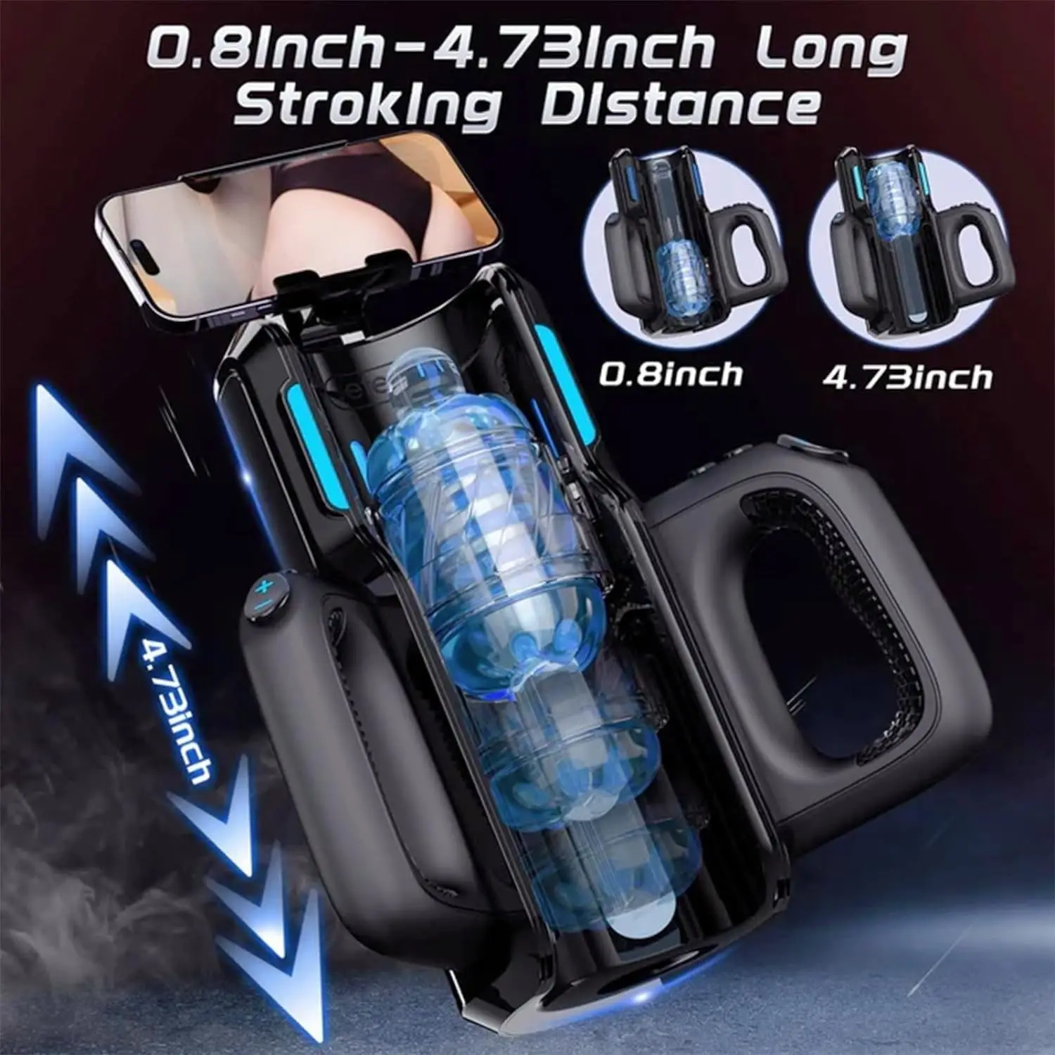 LETEN THRUSTING-PRO Thrusting High Speed Male Masturbator Machine Automatic Telescopic Vagina Masturbation Cup Sex Toy For Men male masturbator
