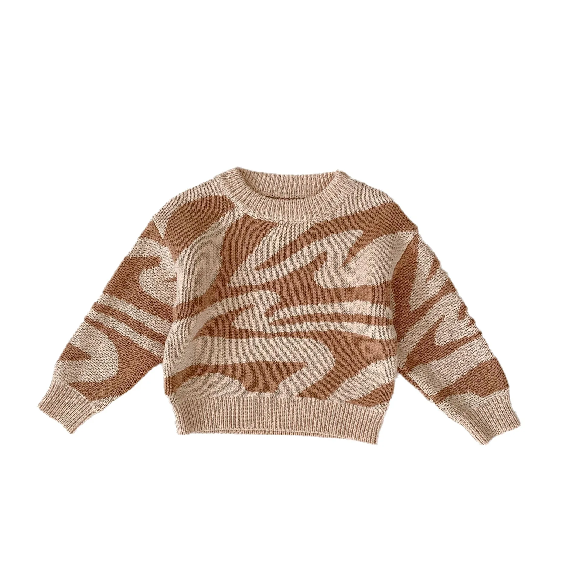 Baby Knitted Sweater Autumn Boy's Sweater Coat 0-3Year Kid's Pullover Tops knit sweater
